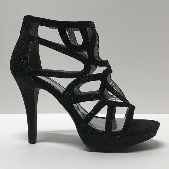 Report Rocko Caged Platform Evening Sandals - Picture 4 of 16
